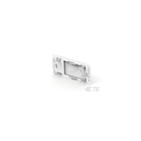 Te Connectivity ASS Y WALL OUTLET FRAME WHITE 293286-1